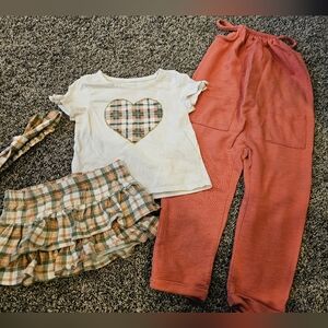 Baby girl fall bundle 2t & 3t